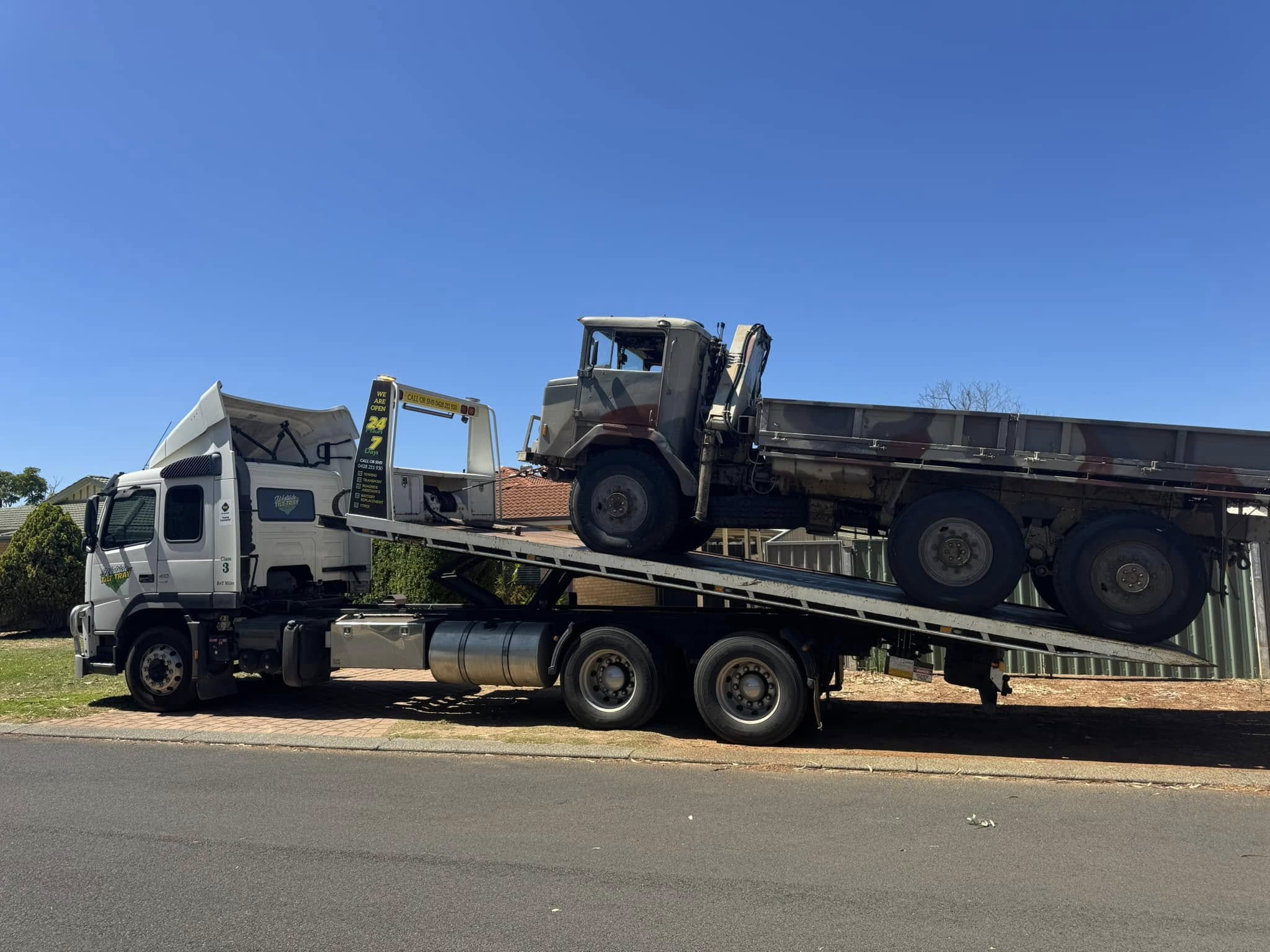 heavy equipments - westside tilt tray heavy equipments - westside tilt tray