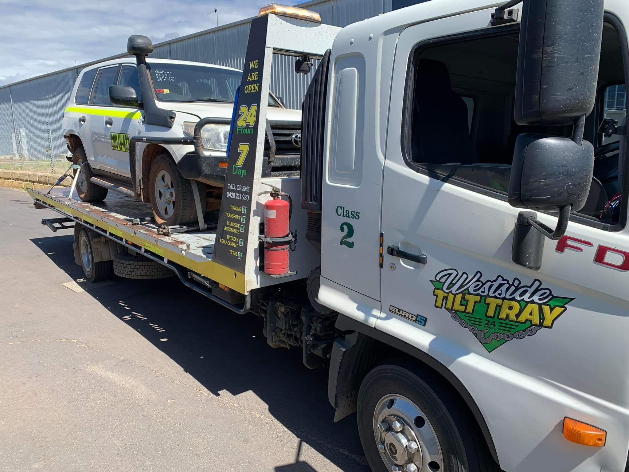 heavy equipments - westside tilt tray